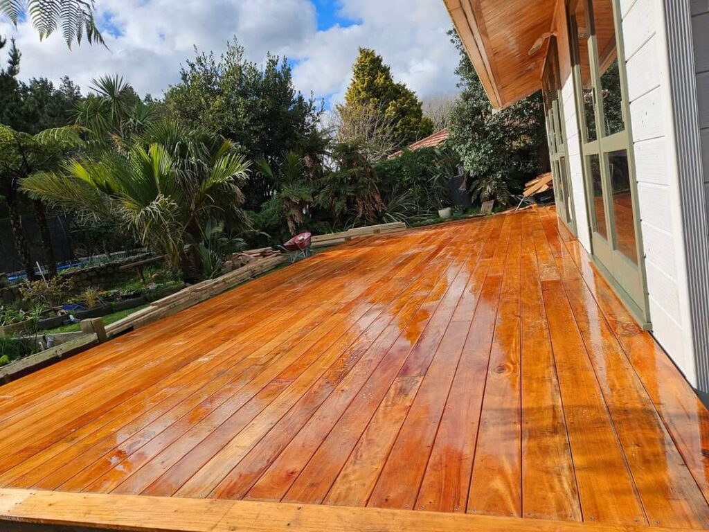 hero pine decking finish in wellington upper hutt